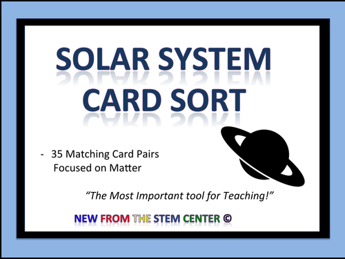 Solar System Card Sort
