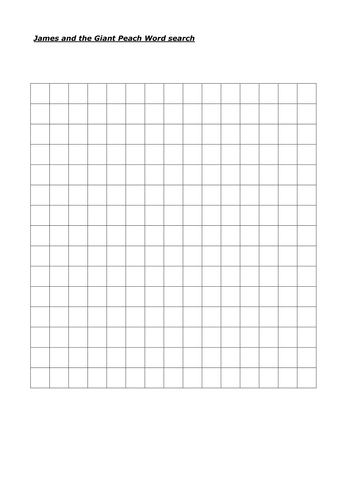 James and the Giant Peach by Roald Dahl