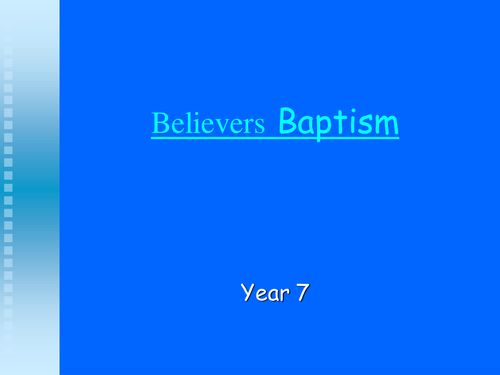 Introduction to Baptism: Similarities and Differences