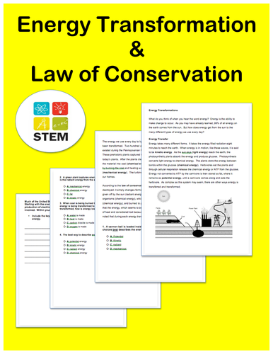 Energy Transformations: Passage and Questions