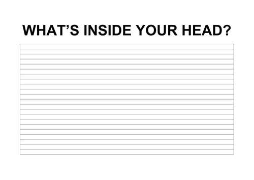 WHAT'S INSIDE YOUR HEAD?