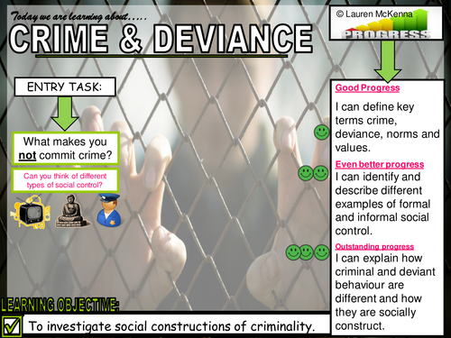 Crime and Deviance Intro