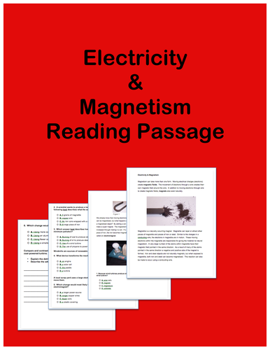 Electricity and Magnetism: Passages and Questions 
