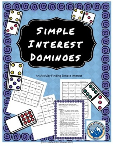 Simple Interest Domino Set
