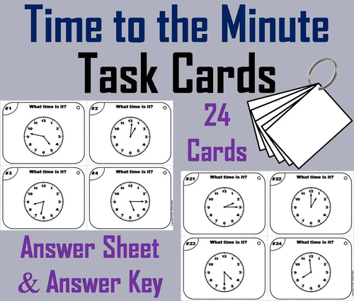 Telling Time to the Minute