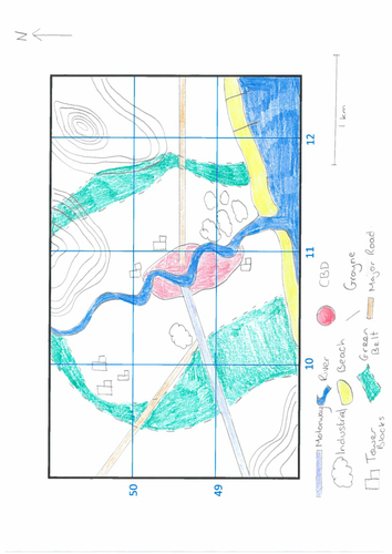 Factors affecting population density - Mapping Task for New 2016+ A Level (Edexcel 9GE0 - Topic 4b)