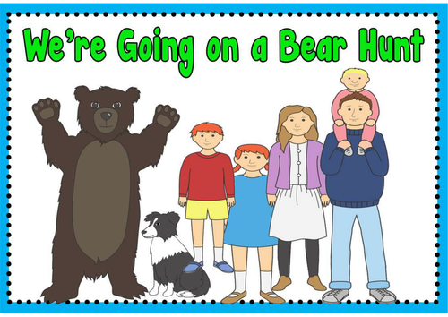 WE'RE GOING ON A BEAR HUNT STORY TEACHING RESOURCES SACK EYFS KS1 READING
