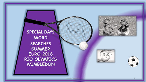 Wimbledon,Rio,Euro 2016 - Literacy and fun