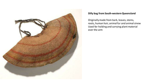 Traditional products made by Aboriginal Australians