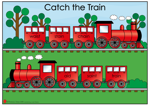ai Phonics Game 'Catch the Train'