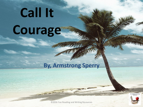 Call it Courage by Armstrong Sperry PowerPoint