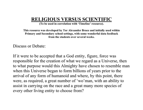 ENGLISH SPEAKING (RELIGION versus SCIENCE) - HOT SEAT CHALLENGE