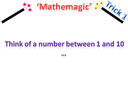 Maths and Magic