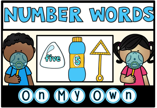 Math Centre Number Words Freebie