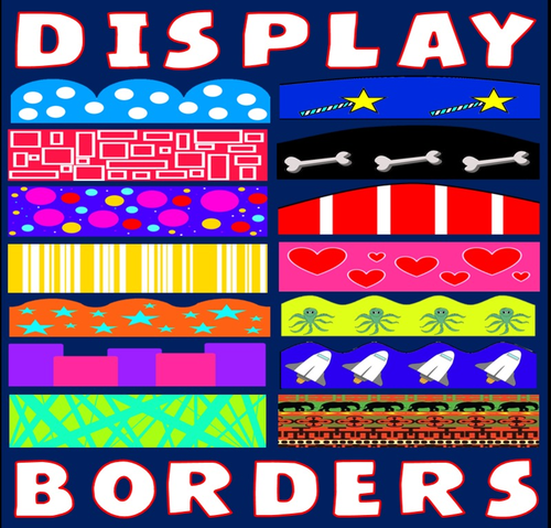 free printable classroom display borders
