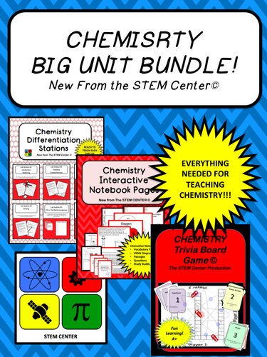 Chemistry Big Unit Bundle Teaching Resources