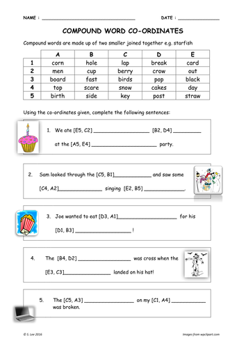 Literacy resources: Compound words