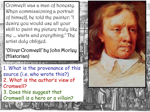 Oliver Cromwell Hero or Villain