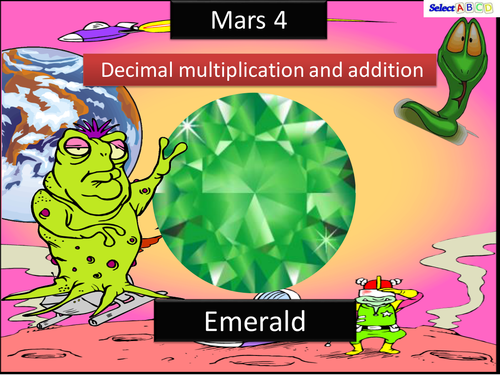 Mars - Addition and Multiplication with Decimals 