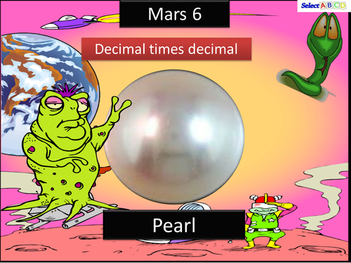 Mars - Multiplications of Decimals
