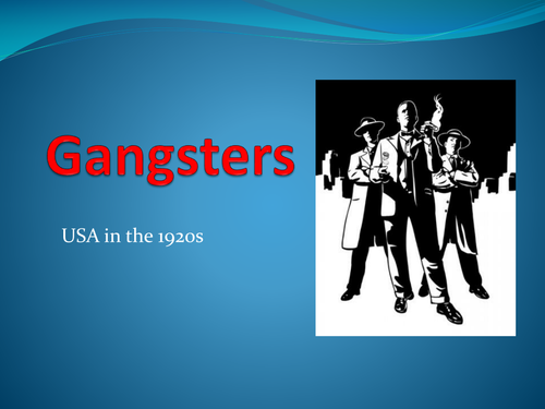 Gangsters in the 1920s.