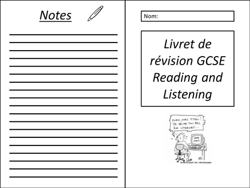 GCSE revision booklet Reading