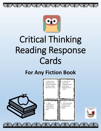Critical Thinking Reading Response Cards