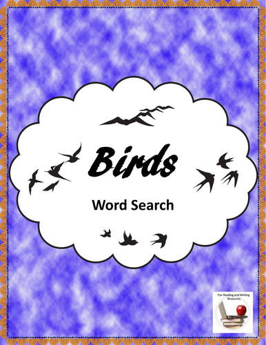 Birds Word Search