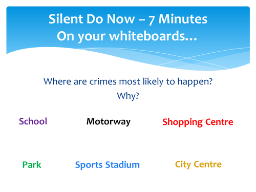 Where does crime happen?