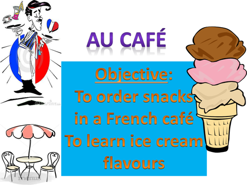 Au Cafe - buying snacks and ice-cream