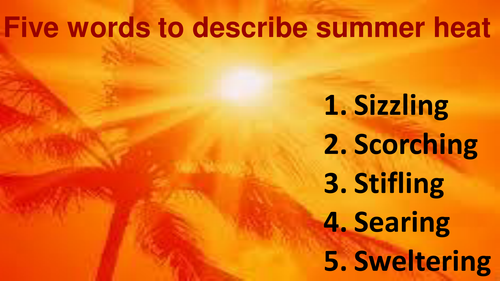 Fun display helping students expand and improve their vocabulary