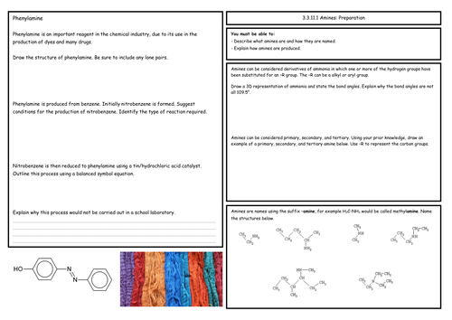A Level Chemistry: Amines