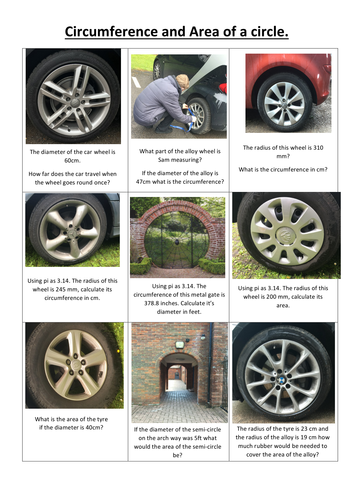 Circumference and Area of a Circle