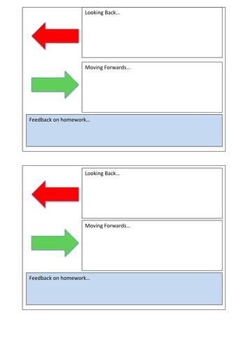 Mid-term Feedback sheets