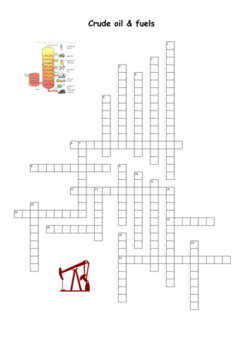 C1 Crude Oil & Fuels Crossword