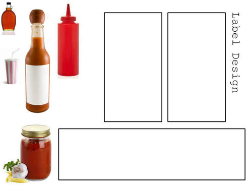 Food packaging templates