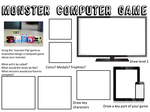 monster computer game design