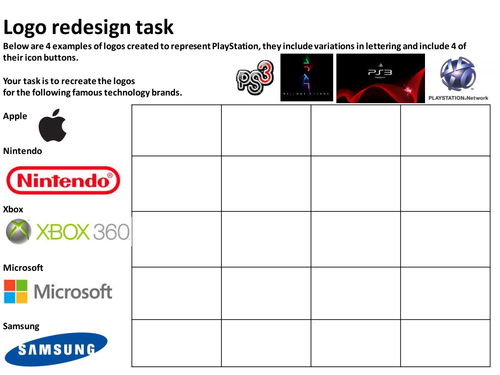 technology logo redesign task