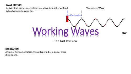 Working Waves Revision Pack OCR G635