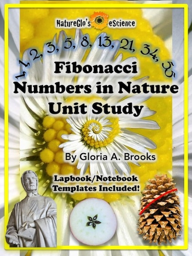 Fibonacci Numbers in Nature Unit Study with Lapbook/Notebook Templates