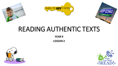 Authentic Texts - Cinema and Angry Birds