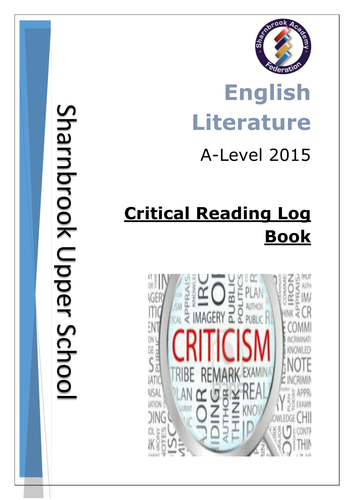 English Literature A-Level: Critical Reading Booklet