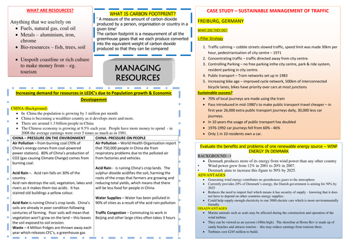 Revision of Magaing Resources