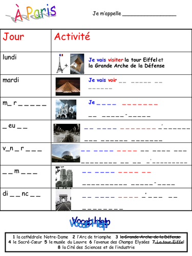 Euro 2016 activity pack - French
