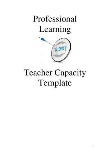 Teacher Capacity