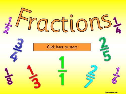 Introducing Fractions