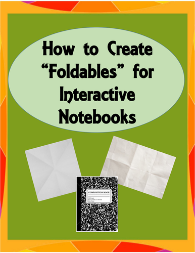 Foldables for Interactive Notebooks