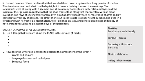 Jekyll and Hyde chapter 1 worksheet