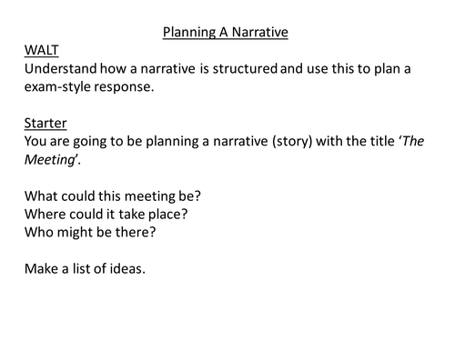 Narrative Structure