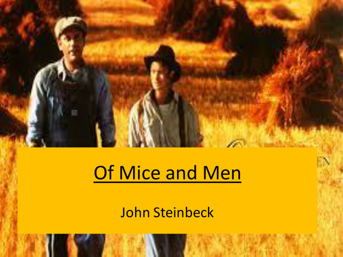 Of Mice and Men: Social and Historical Context